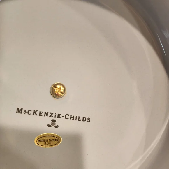 Mackenzie-Childs Wildflowers Enamel Cookie Jar - Picture 12 of 13